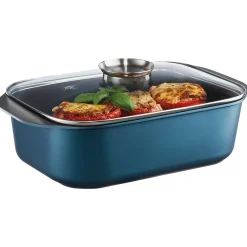 Brytfanna do pieczenia z powłoką Qualum Basic Azzurro