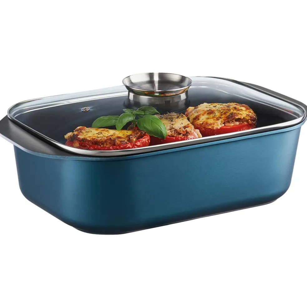 Brytfanna do pieczenia z powłoką Qualum Basic Azzurro