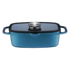 Brytfanna do pieczenia z powłoką Qualum Basic Azzurro