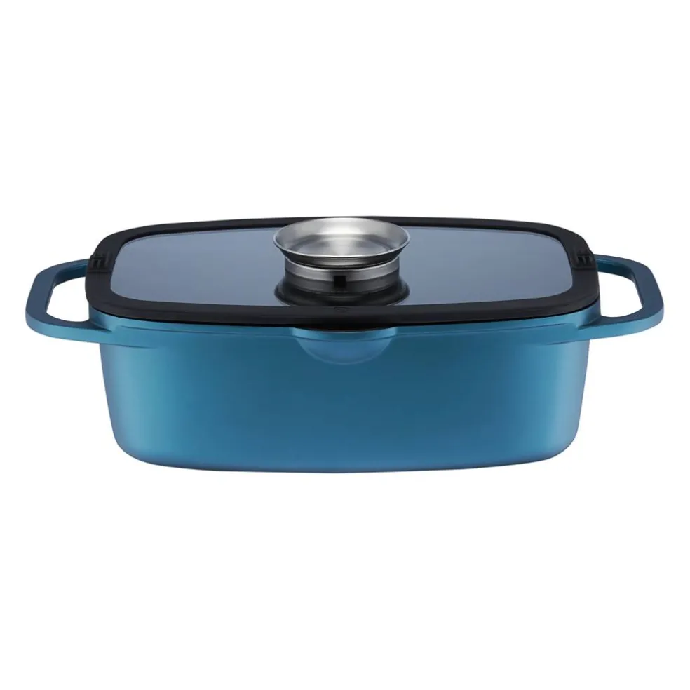Brytfanna do pieczenia z powłoką Qualum Basic Azzurro