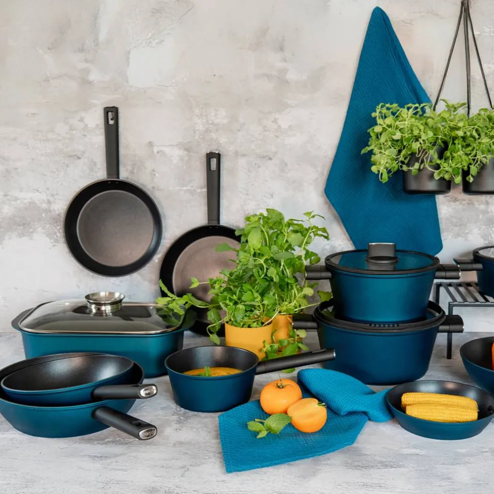 Brytfanna do pieczenia z powłoką Qualum Basic Azzurro