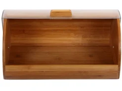 Chlebak drewniany z plastikową pokrywą Gordon