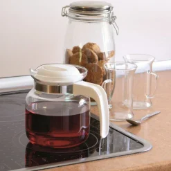 Dzbanek żaroodporny z pokrywą 1,5 l Vesta MIX KOLORÓW