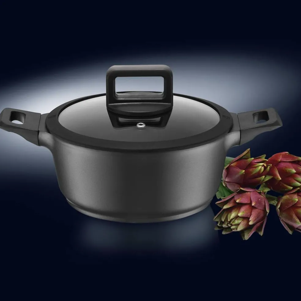 Garnek aluminiowy z pokrywką Enzo