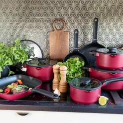 Garnek aluminiowy z pokrywką Noel