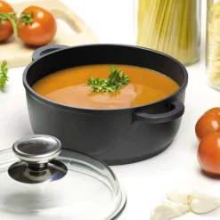 Garnek aluminiowy z pokrywką Taurus