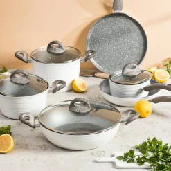 Garnek aluminiowy z powłoką nieprzywierającą Wavy