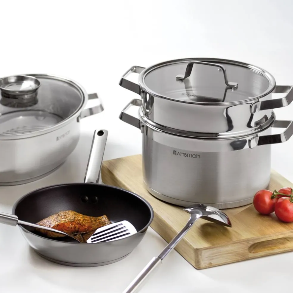 Garnek do gotowania na parze 20 cm 3 l Kitchen Pro