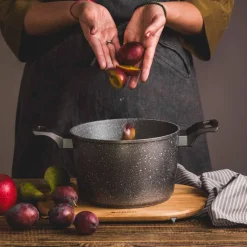Garnek wysoki z pokrywką Silverstone
