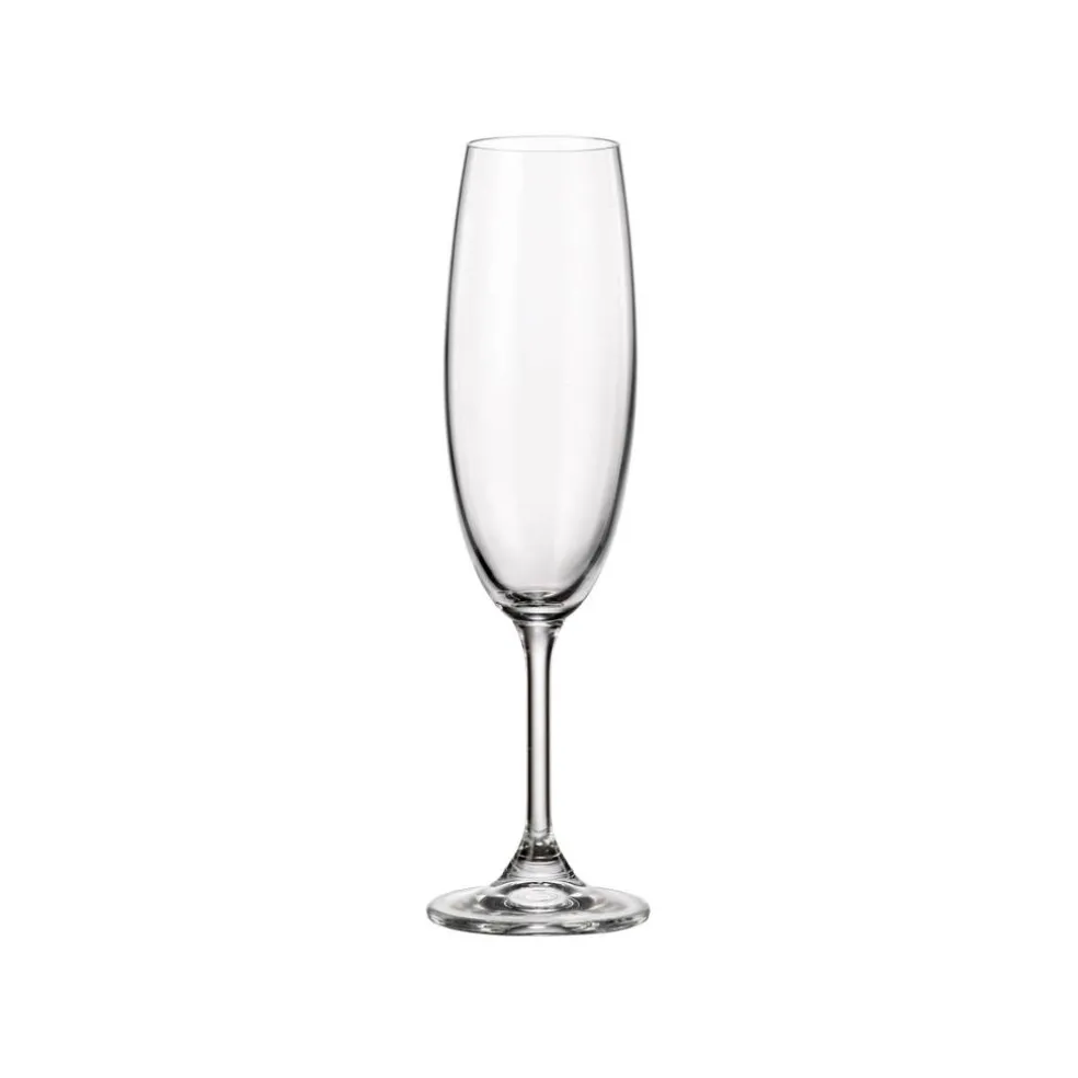 Komplet 6 kieliszków do szampana 210 ml Leona