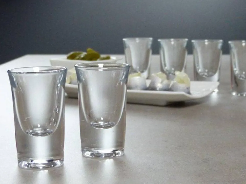 Komplet 6 kieliszków do wódki 25 ml Viktoria