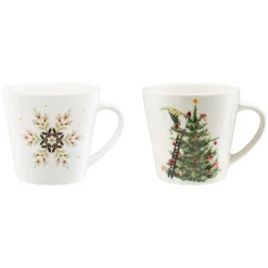 Komplet 2 kubków świątecznych 320 ml Gift