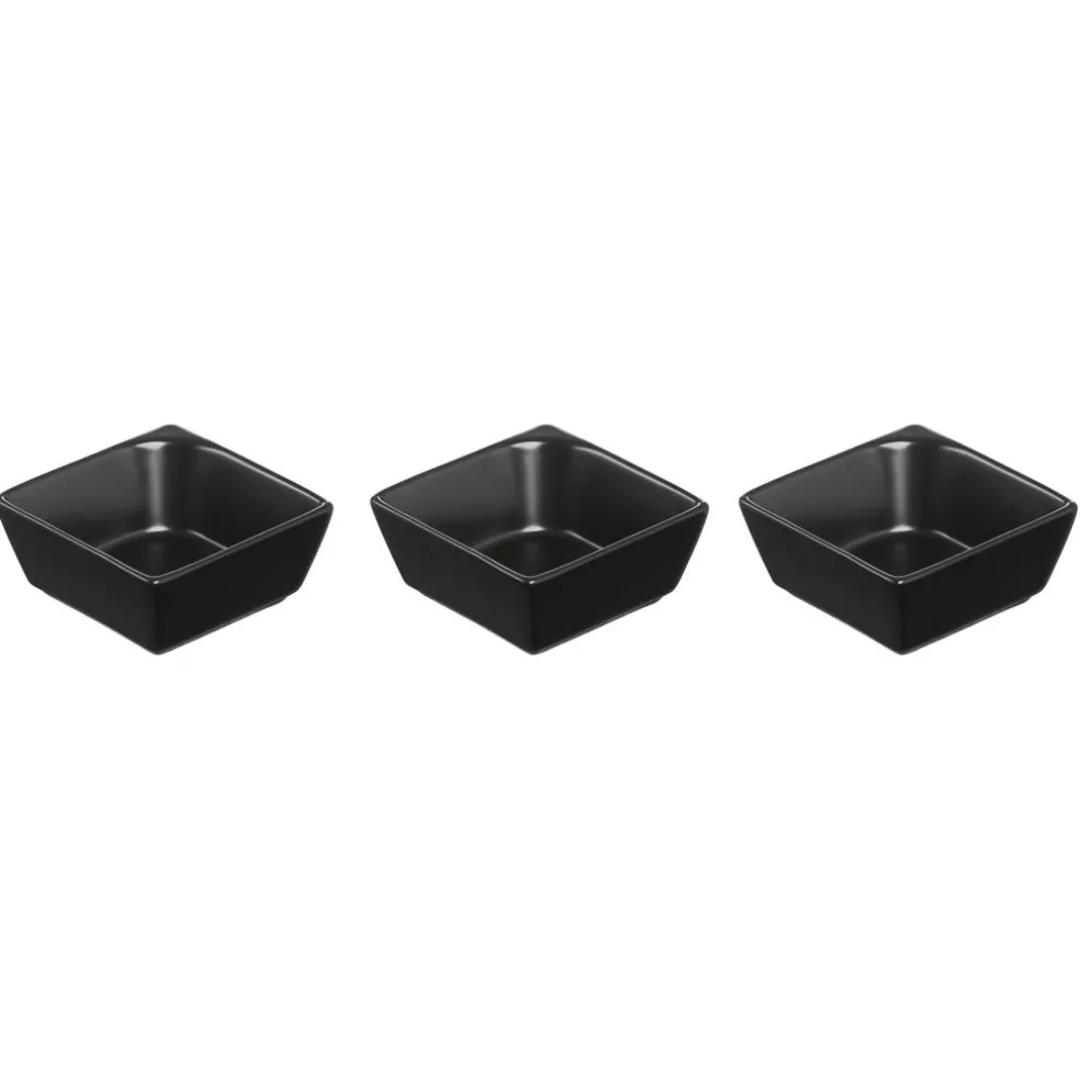 Komplet 3 salaterek 8,3 x 8,3 cm Salsa Kwadrat