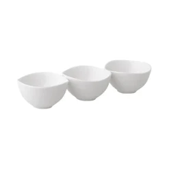 Komplet 3 salaterek 8 x 4 cm Salsa Relief