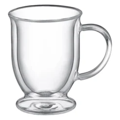 Komplet 2 szklanek termicznych na nóżce 370 ml Mia