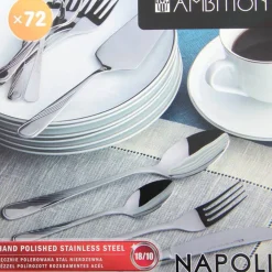 Komplet sztućców w walizce 72-elementowy Napoli