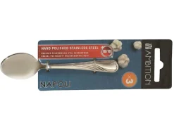 Komplet łyżeczek do kawy 3-elementowy 12 cm Napoli