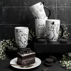 Kubek 380 ml Black Cat