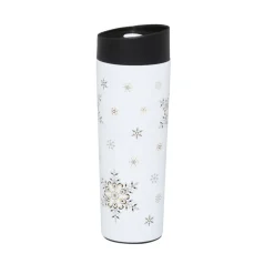 Kubek termiczny 340 ml śnieżynki Art Deco Stars
