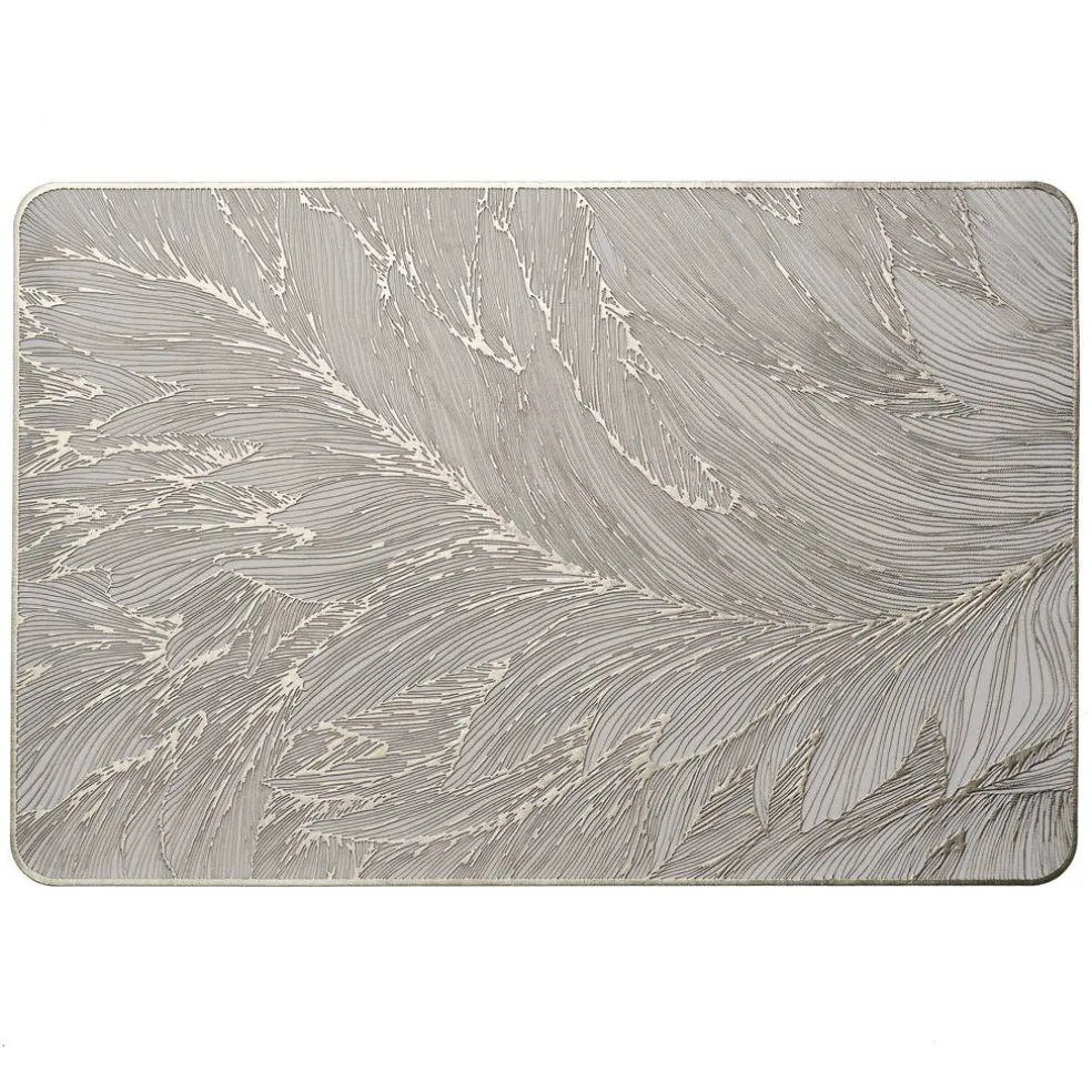 Mata stołowa 45 x 30 cm liść Glamour