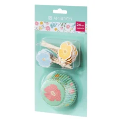 Papilotki do muffinek z toperami 24 szt. Lukrecja