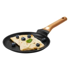 Patelnia do naleśników z powloką Qualum Basic Stone Edition 24 cm Camel