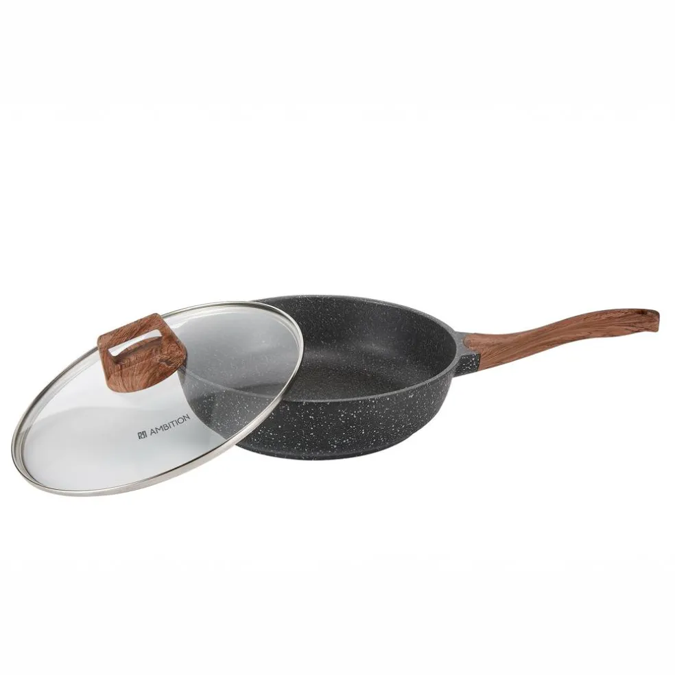 Patelnia głęboka z pokrywą 28 cm Stein