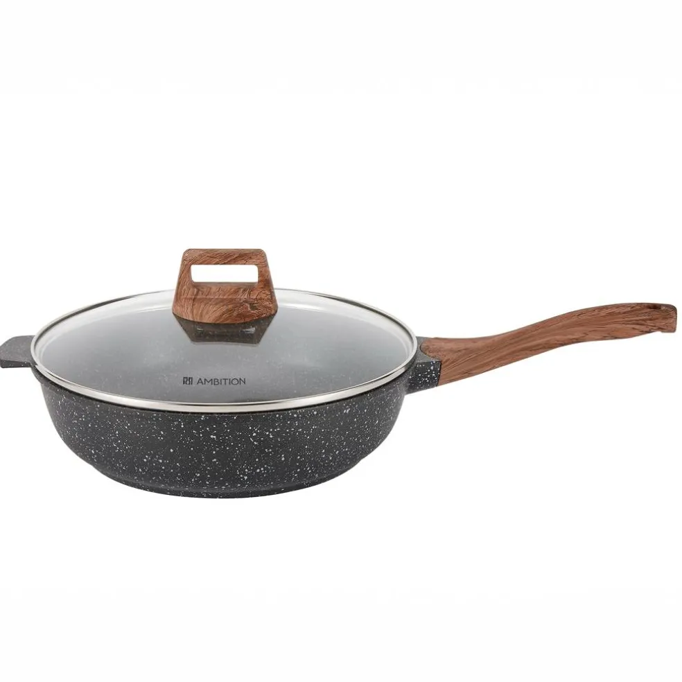 Patelnia głęboka z pokrywą 28 cm Stein