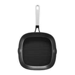 Patelnia grillowa z powłoką Qualum Basic 26x26 cm Mossa