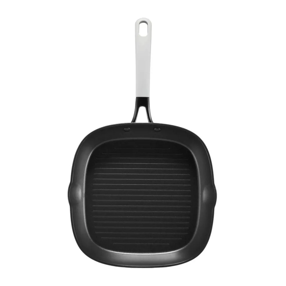Patelnia grillowa z powłoką Qualum Basic 26x26 cm Mossa