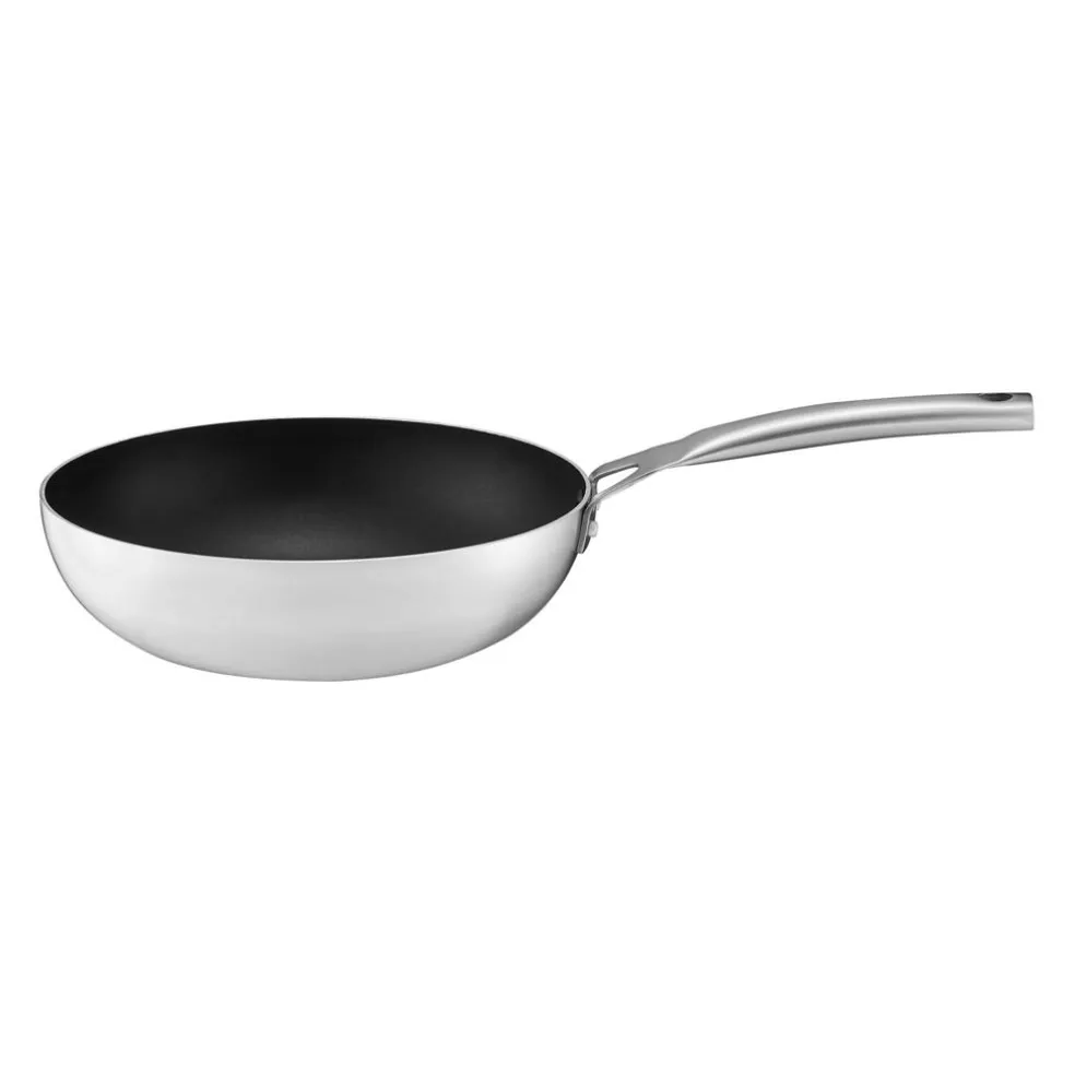 Patelnia wok z powłoką Ilag Essential 28 cm Dott