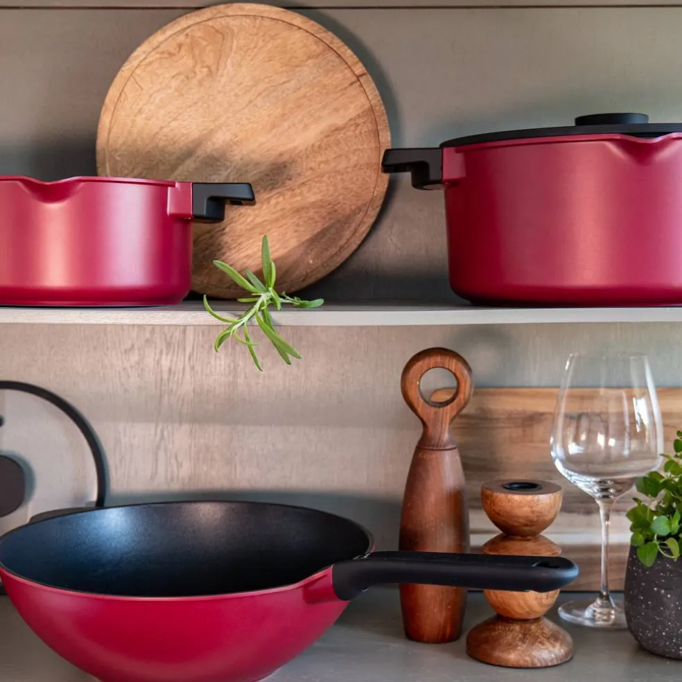 Patelnia wok z powłoką Qualum Basic 30 cm Noel
