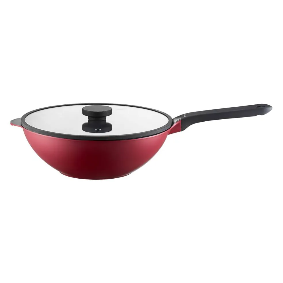 Patelnia wok z powłoką Qualum Basic 30 cm Noel