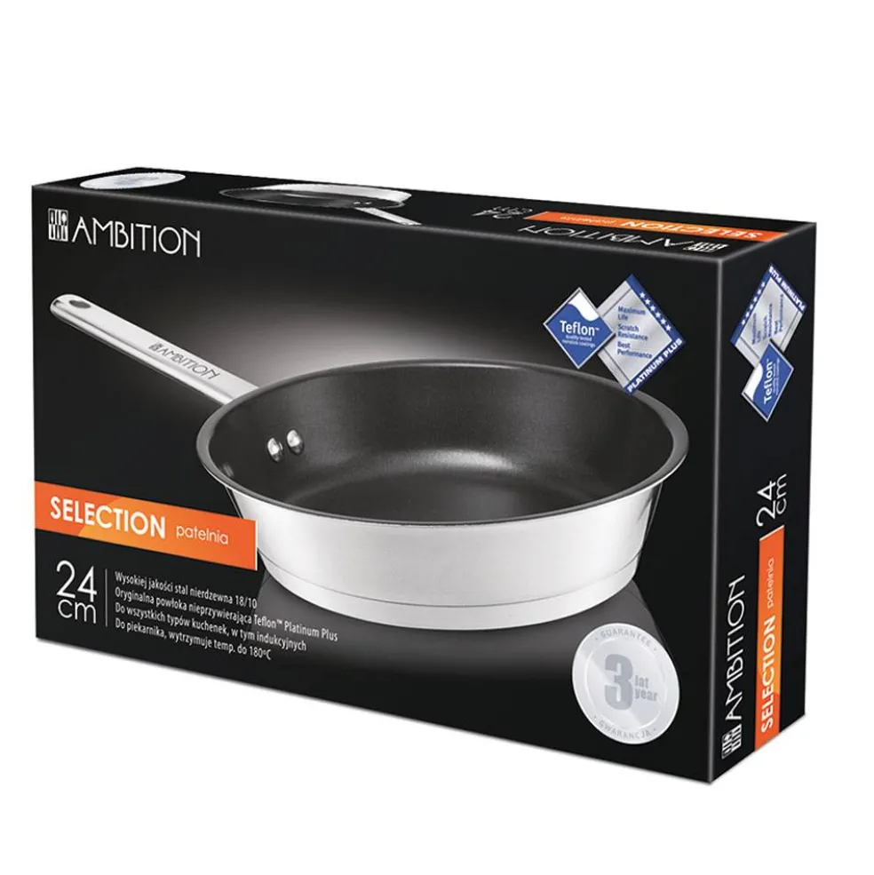 Patelnia z powłoką nieprzywierającą 24 cm Selection