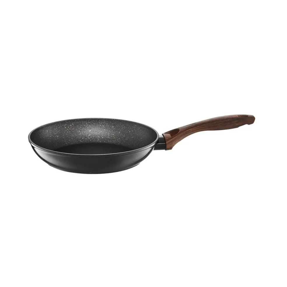 Patelnia z powłoką Qualum Basic Stone Edition Darkwood