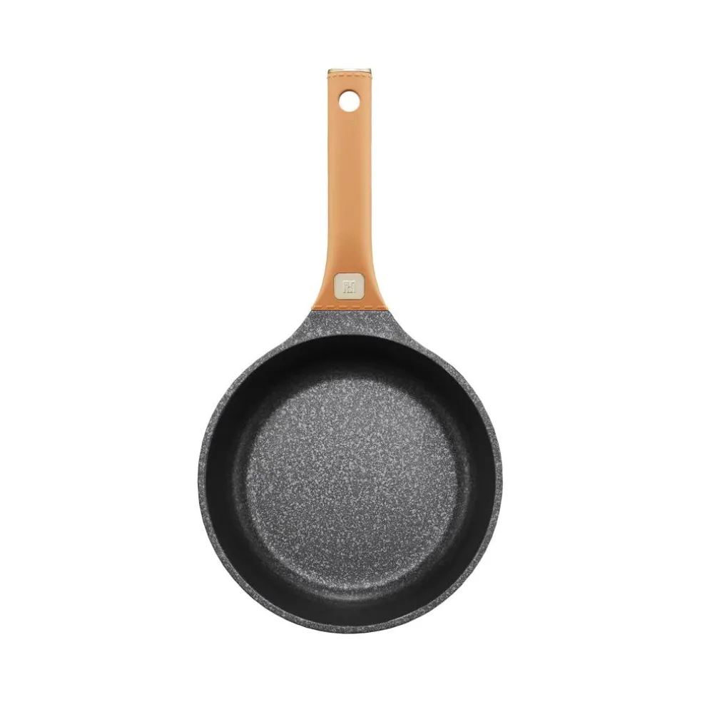 Patelnia z powłoką Qualum Basic Stone Edition Camel