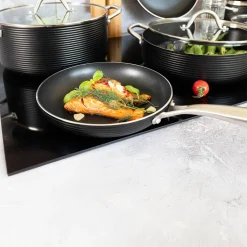Patelnia z powłoką Qualum Basic Ribs