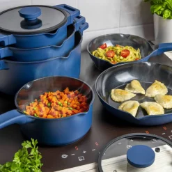 Patelnia z powłoką Qualum Ceramic Cobalt