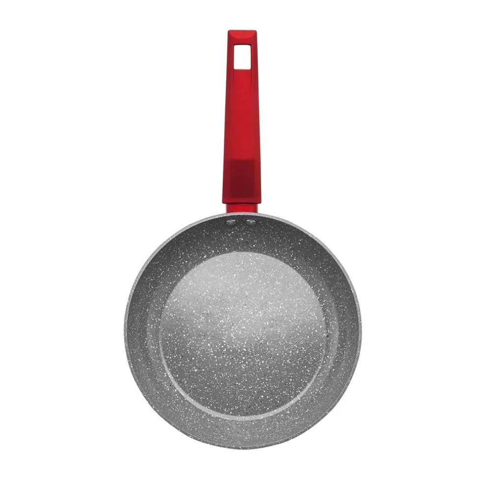 Patelnia z powłoką Qualum Ceramic Stone Edition Ombre Red