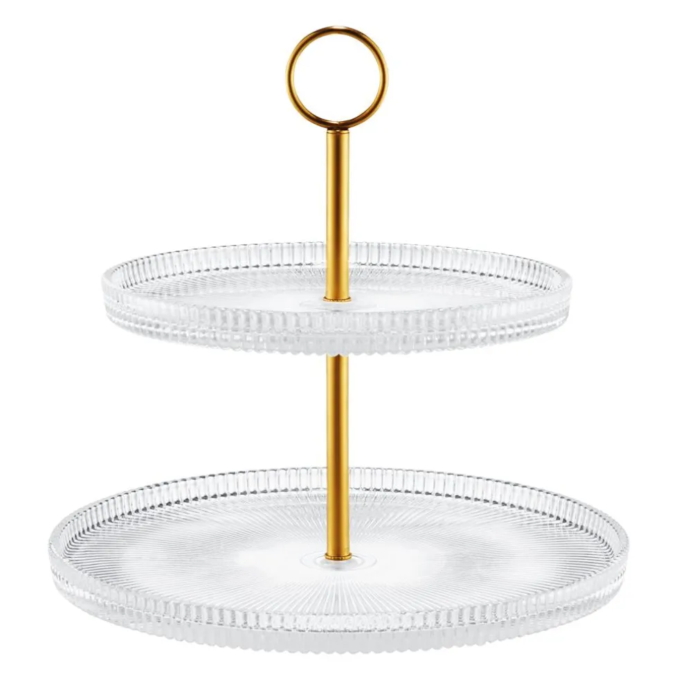 Patera dwupoziomowa 24 cm Curly