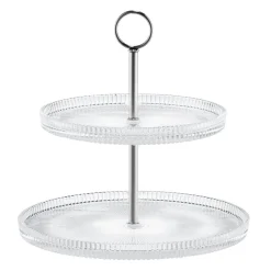 Patera dwupoziomowa 24 cm Curly