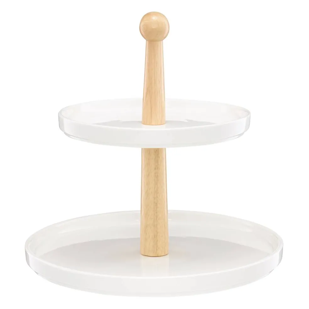 Patera dwupoziomowa 26 cm Natural