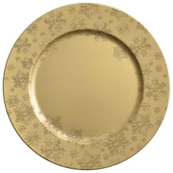 Podtalerz dekoracyjny 33 cm Christmas złoty