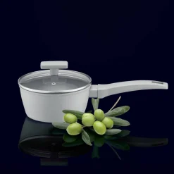 Rondel z pokrywą z powłoką Qualum Basic 1,2 l Gris