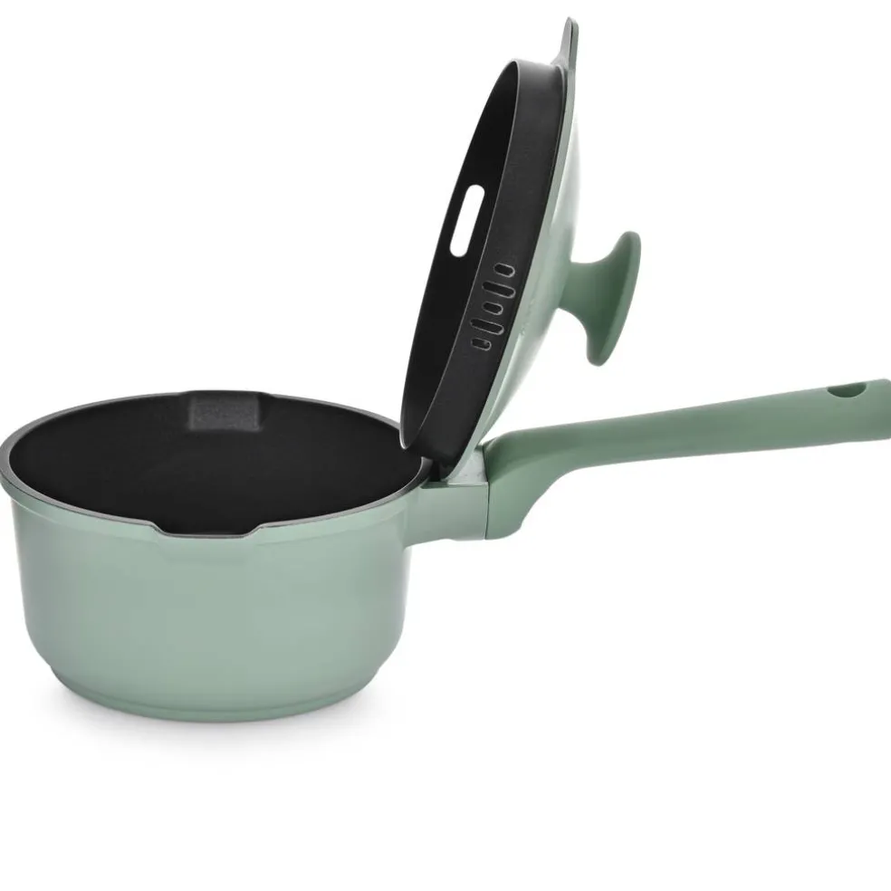 Rondel z pokrywą z powłoką Qualum Basic 1,4 l Fern