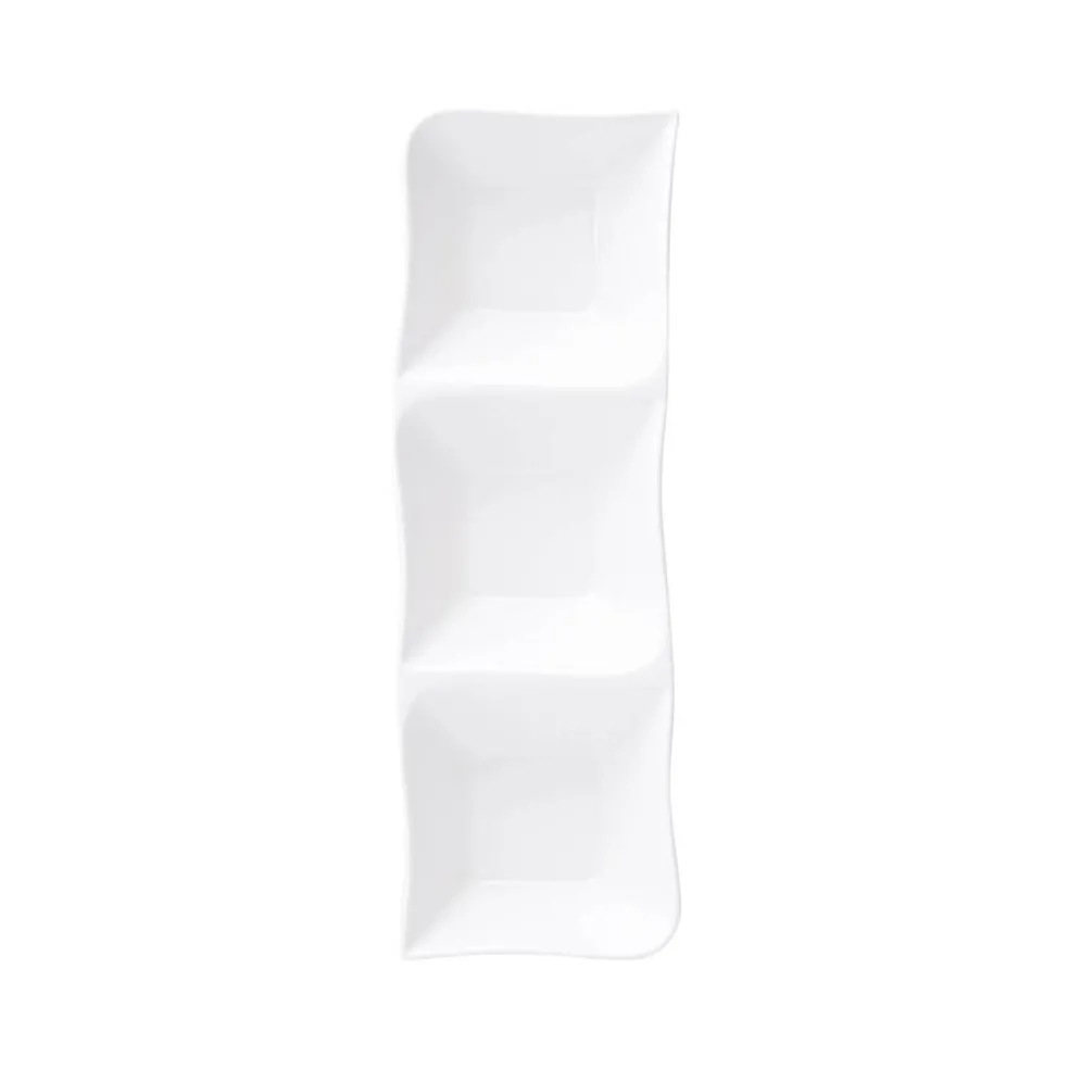 Salaterka potrójna 31,5 cm Fala