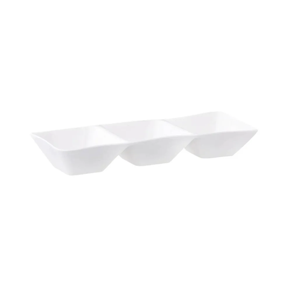 Salaterka potrójna 31,5 cm Fala