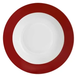 Serwis obiadowo-kawowy na 6 osób 42-elementowy Aura Red