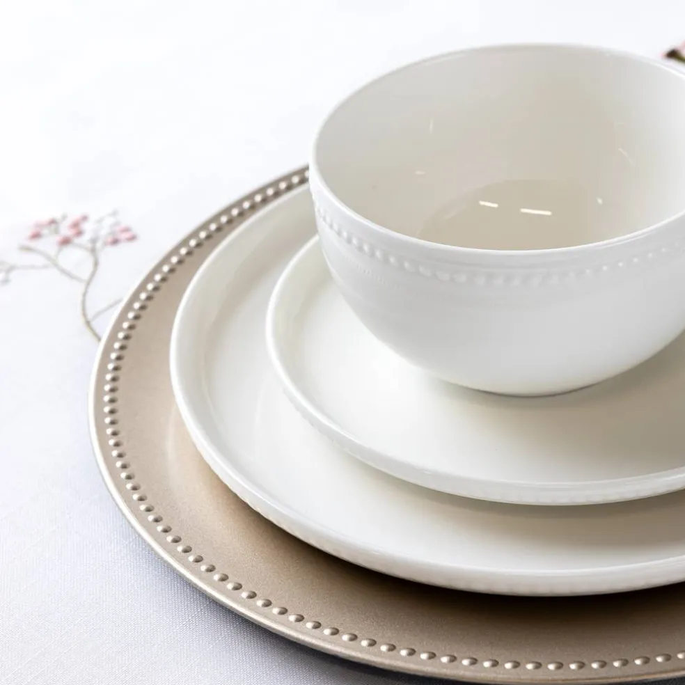 Serwis obiadowy dla 6 osób 18-elementowy Perline