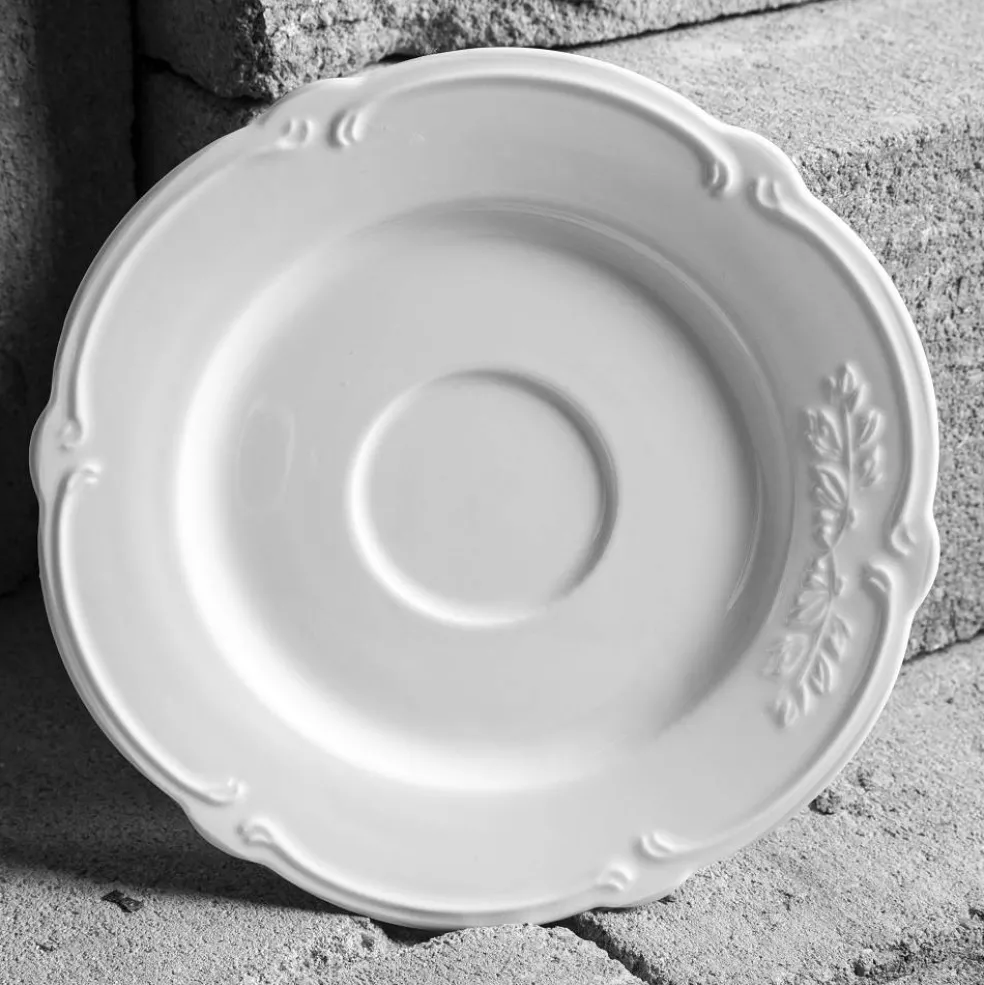 Spodek z wytłoczeniem pod filiżankę 16,5 cm Salsa